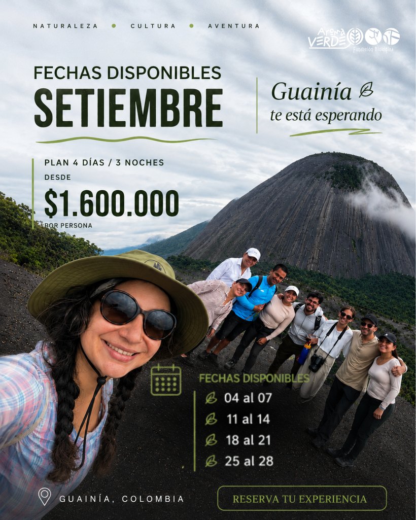 Fechas disponibles septiembre: 04-07, 11-14, 18-21, 25-28